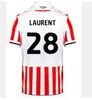 23 24 Stoke City Mikel Campbell Soccer Jerseys Smith Fletcher Powell Brown Clucas Home Kits 2023 2024