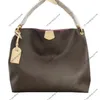 5A designertas Zacht leer met grote capaciteit m43704 Schoudertassen voor dames Tassen MM Hobo Klassieke portemonnees Leren handtassen Mode Boodschappentas met enkel handvat 39x12x34c