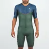 Cykeltröja sätter Summer Mens Triathlon Race Suit Kort ärm Onepiece Tights Road Skinsuit Swimrunbike Speedsuit Ciclismo MTB kläder 230701