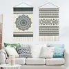 Gobeliny bohemijskie wiszące ścianę Tapestry Tassel Geometryczne Art Deco Mandala Trippy Hippie na sypialnię Dorasa drzwi 230701