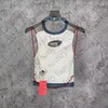 T-shirt da donna Canotte in denim senza schienale T-shirt Camicetta Top camicie da donna Stampa lettera Manica corta Girocollo T-shirt in cotone Ricamo Gilet vuoto