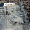 HM631 Hoge kwaliteit heren jeans Distressed Motorcycle Biker Jean Rock Skinny Slim Ripped Hole Streep Modieuze Snake Borduren Denim Broek Kort