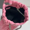 Hochwertige Designer-Kettenhandtasche Damen-Crush-Einkaufstasche Weiches Rindsleder Nylon Modische Umhängetasche Luxus-Umhängetasche Hochwertige Einkaufstasche neu