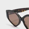 Designer Ce Sunglasses Triomphe 2023 New Sunglasses Women's Plate High Quality Sunglasses Cat Eye Ins Sailing Red