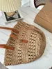 Designer Bag Fashion Rattan Large Capacity Totes Designer Wicker Woven Women Handbags Summer Beach Bali Straw Bags Travel Big Basket Bag stylisheendibags