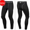 Moda 2017 Pro Tight Mens High Strech Chudy Athletic Swech Fitness Running Basketball Spods Leggings Compression Combat Pants226t