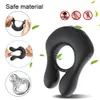 Massager Men Cock Rings Silicone Wireless Remote Penis Ring Ejaculation Delay Vibrating Adult for