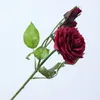 10 Stück künstliche, feuchtigkeitsspendende Rosenblüten, fühlen sich echt an, künstliche Blumen, Rosen, Brautstrauß, Hochzeitsdekoration, Zuhause, Wohnzimmer, Party, Blumenarrangement
