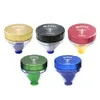 cigarette Aluminum 50 MM Funnel Cones Filling Smoking Herb Grinder Tobacco Grinder 2 Parts With Blade Teeth Spice Muller