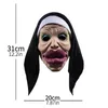 Вечеринка маскирует ужас Страшную монахини для латексной маски сексуальные большие губы косплей для костюма Хэллоуина.