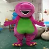 2019 Discount factory Barney Dinosaur Mascot Costumes Halloween Cartoon Adult Size Fancy Dress266w