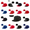Chapéus ajustados Snapbacks chapéu ajustável bonés de futebol toda a equipe garoto esportes ao ar livre bordado algodão fechado pescador bordado gorros flex designer boné
