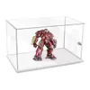 Decorative Objects Figurines Acrylic Display Case with Door for Collectibles Assemble Box Action Figures Toys Storage Organizing Blindbox 230701