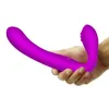 Massager Khalesex Strapless Strapon Dildo Vibrator voor vrouwen 30 snelheden Siliconen G Spot Clitoris Dubbele vibrerende volwassen vrouw