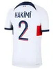 23 24 Maillot de Foot 축구 유니폼 MBAPPE 2023 2024 Messis Hakimi Sergio Ramos Fabian PSGS Camiseta Neymars Jr Ekitike Verratti 축구 셔츠 남성 저지 키트 키트