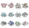 500X Mix bijoux lots Rondelle Intercalaire Perles Cristal Strass 8mm
