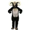Traje de mascote de carneiro de bloqueio tamanho adulto Vestuário de desempenho de carnaval Traje extravagante personalizado Publicidade