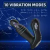 Yingfeixun 10 fréquences prostate télescopique massage de 4ème génération télécommande sans fil vestibulaire anal tamponnade vibration produit adulte