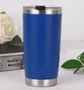 Mugs fashion 20oz Drinking Cup 18color Tumbler with Lid Stainless Steel Wine Glass Vacuum Insulated cup Travel C162