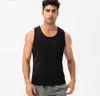 Diseñador Lulu Lemens Hombres Camiseta Original Primavera / Verano Deportes Camiseta sin mangas Camiseta suelta Transpirable Secado rápido Ropa de fitness Entrenamiento para correr al aire libre Thin luluemon