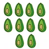 10 pz Avocado patch distintivo per abbigliamento ferro ricamato patch applique ferro cucire su patch accessori per cucire per vestiti fai da te301j