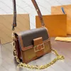 Luksusowe designerskie torby komunikatorów torebki dla kobiet w łańcuchowej torbie na ramię vintage moda crossbody torebka