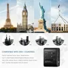 Power Cable Plug Lencent Universal Travel Adapter med 2 USB-portar 3 Typ C Snabbladdning 6-i-1 Power Adapter EU/UK/USA/AUS Plug för Travel 230701