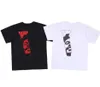 T-shirt para casais de grife GOOD FRIENDS Handshake T de manga curta T-shirts com V grande Camisetas de hip hop para homens e mulheres T-shirt de manga curta masculina Top Clothing Pullover T-shirts