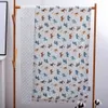 2023 Four Seasons Bean Baby Cotton Sweatcloth Hug Quilt Double Layer Children's Air Conditioning Filt Swaddle Fleece Sleeping Bags