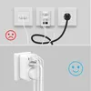 Power Cable Plug EU Plug Power Travel Adapter 4000W Electrical Socket Strip Fast Charging 2 AC Outlets 3 USB laddningsportar 1 Typ C 5V 3A Plug 230701