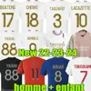 23 24 Maillot Lyon LACAZETTE Camisas de futebol 2023 domicílio TOKO EKAMBI L.PAQUETA KADEWERE DEMBELE AOUAR camisas Lyonnais Away BOATENG CHERKI Kids Kit unifroms