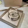 Luxe tout diamant Exquis designer serpent bracelet bracelet manchette bracelet ouvert