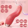 Vibromasseur puissant pour lécher la langue, stimulateur de mamelon clitoridien, point G, fournitures pour adultes, gode vibrant pour femme