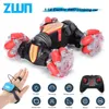 ElectricRC Car ZWN C1 MINIS 4WD RC CAR Radio Gesture Induction 24G Toy Light Music Drift Dancing Twist Stunt Remote Control for Kids 230630
