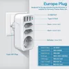 Power Cable Plug EU Wall Socket USB Power Strip 250V 16A AC Outlet Power Extension 4000W European Standard Plug -adapterkonverteringsuttag CE 230701