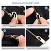 New Zipper Slider Puller Instant Zipper Repair Kit Replacement for Broken Buckle Travel Bag Suitcase Zipper Head DIY Sewing Craft
