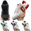 Pantofole scarpe firmate in pelle caw scarpe casual basse da uomo scarpe con plateau con stampa di lettere classiche scarpe da skate stringate scarpe da esterno con punta tonda scarpe da ginnastica bianche con tacco piatto