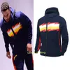 Designer de roupas de treinamento de basquete masculino universitário jaqueta fina cardigan com zíper roupas tecnologia lã camisa de basquete de alta qualidade calças esportivas terno de tamanho grande