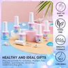 Nagelgel Makartt Gel-Nagellack-Set, Glitzer-Perlen-Gel-Nagellack-Set, 6 Farben, Regenbogen-Nagellack, 8 ml, Rosa, Blau, Splitter, Meerjungfrau, Soak Off, 230703