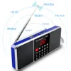 Radio Situ Mini portatile Ricevitore radio Fm Altoparlante Lettore Mp3 Supporto Scheda Tf Unità USB Schermo a LED Display Tempo di spegnimento Radio Dab