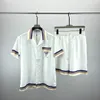 Modedesigner Hawaii Beach Casual Shirt Set Summer Men's Business Shirt Kort ärm Top Loose Shirt Asiatisk storlek M-XXXL Z11