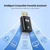 Connectors 4 in 1 Usb Bluetooth 5.1 Audio Adapter Music Receiver Transmitter Dongle with Mic 3.5mm Aux Jack Pc Tv Wireless Headphone