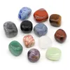 Pierre 7 Couleur Chakra Perles Sculptées Irregar Jade Rose Quartz Sculpture Cristal Guérison Décoration Ornements Mousse Microlandschaft Scenic Dhtwb