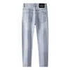 Designer de jeans pour hommes été mince américain lâche pantalon droit 2023 nouveau printemps et automne marque de mode européenne 7TIO