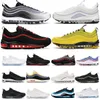 97s Outdoor Designer Chaussures de course Chaussures décontractées Triple blanc Noir Argent Bullet Laser Bleu Halloween The Future South Beach Persian Violet hommes femmes Baskets