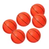 Balls 6pcs 10cm Mini Children Inflatable Basketballs With Pump Small Basketball Kids Indoor Outdoor Sports Toy Parent-child Games 230703