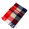 Toppkvalitet vinter och höst Bur Home scarf för kvinnor män Ny vinterimitation Cashmere Scarf Herr Dam Warm Neck Tjock brittisk pläd