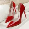 Dress Shoes Dress Shoes BIGTREE Shoes Patent Leather Heels Fashion Woman Pumps Stiletto Women Shoes Sexy Party Shoes Women High Heels 12 Colour Z230703