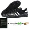 Buty do koszykówki Stan Smith Superstars Mężczyźni Women Triple Black Oreo Laser Złota platforma Sports Sneakers Flat