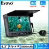 魚群探知機 Eyoyo ポータブル魚群探知機 4.3 "LCD モニター付き湖海ボート氷釣りカメラ HD 1000TVL 赤外線 LED IP68 防水 HKD230703